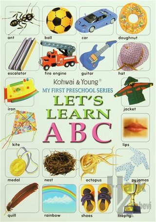 My First Preschool Series: Let's Learn ABC - Halkkitabevi
