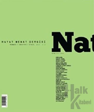 Natama Dergisi Sayı: 11 Temmuz -Ağustos - Eylül 2015 - Halkkitabevi