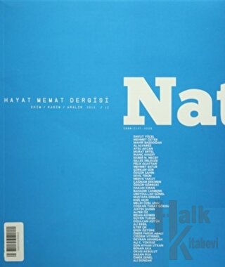 Natama Dergisi Sayı: 12 Ekim - Kasım - Aralık 2015