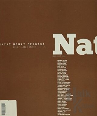 Natama Dergisi Sayı: 4 Ekim - Kasım - Aralık 2013 - Halkkitabevi
