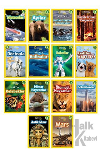 National Geographic Kids Seviye 3 Seti (14 Kitap)