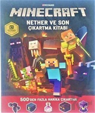 Nether ve Son Çıkartma Kitabı - Minecraft - Halkkitabevi