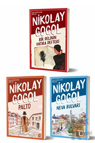 Nikolay Gogol Seti (3 Kitap Takım) - Nikolay Gogol Halkkitabevi