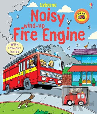 Noisy Wind-up Fire Engine - Halkkitabevi