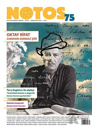 Notos Öykü İki Aylık Edebiyat Dergisi Sayı: 75 Nisan-Mayıs 2019