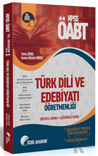 ÖABT Türk Dili ve Edebiyatı 1. Kitap Halk Edebiyatı Konu Anlatımlı Sor