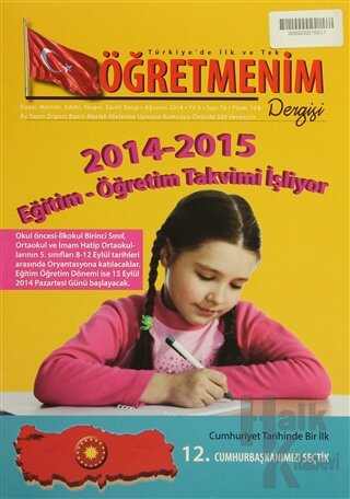 Öğretmenim Dergisi Sayı: 74 Ağustos 2014 - Halkkitabevi