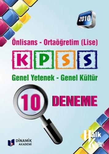 Önlisans-Ortaöğretim KPSS Genel Yetenek-Genek Kültür 10 Deneme - Halkk