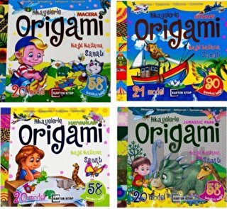 Origami Çocuklar İçin (4 Kitap Takım)
