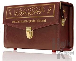 Orta Boy 30 Cüz Kur'an-ı Kerim (Muhtasar Mealli, Karton Kapak, Çantalı) (Ciltli)