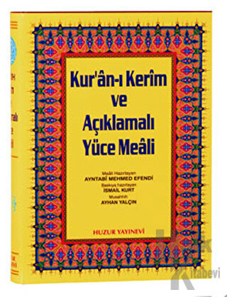 Orta Boy Kur’an-ı Kerim ve Açıklamalı Yüce Meali (3’lü) - Halkkitabevi