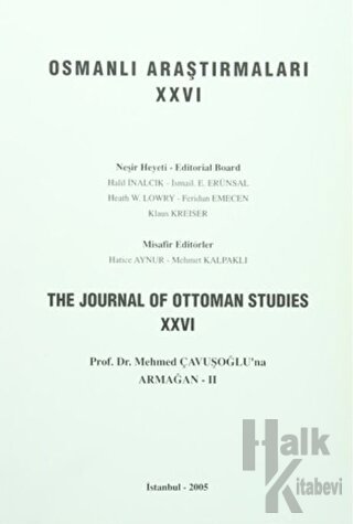 Osmanlı Araştırmaları - The Journal of Ottoman Studies Sayı: 26