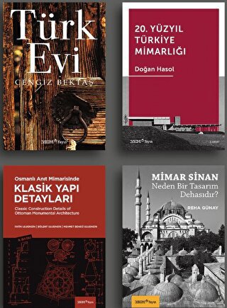 Osmanlı’dan Bugüne Türkiye Mimarlığı Seti (4 Kitap Takım) - Halkkitabe