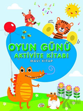 Oyun Günü Aktivite Kitabı Mavi Kitap - Halkkitabevi