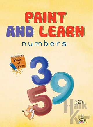 Paint and Learn - Numbers - Halkkitabevi