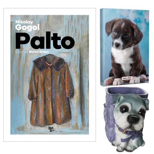 Palto - Nikolay Gogol ve Dekoratif Köpek Kalemlik - Minik Arkadaş Planlama Defteri