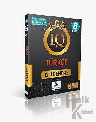 Paraf 8. Sınıf IQ Türkçe 12’ li Deneme 1. Dönem Konuları - Halkkitabev