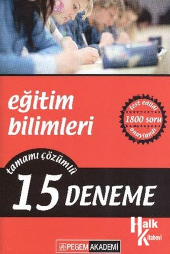Pegem KPSS Eğitim Bilimleri Tamamı Çözümlü 15 Deneme (2013) - Halkkita