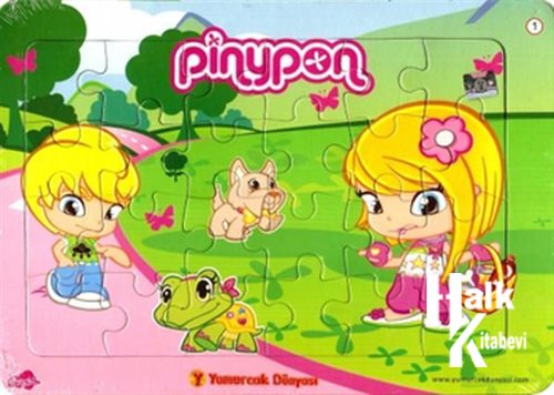 Pinypon Karton Yapboz - Pinyponların Hayvan Dostlar