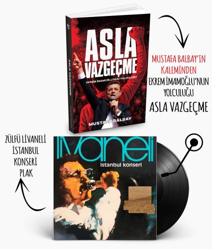 Plaklı Kitaplar - Asla Vazgeçme - Livaneli İstanbul Konseri - Halkki