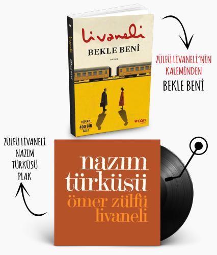 Plaklı Kitaplar - Bekle Beni - Nazım Türküsü Plak - Halkkitabevi