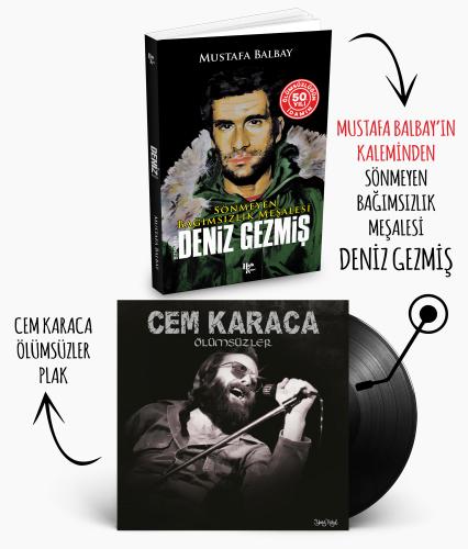 Plaklı Kitaplar - Deniz Gezmiş - Cem Karaca Ölümsüzler Plak - Halk