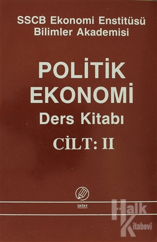 Politik Ekonomi Ders Kitabı Cilt: 2 - Halkkitabevi