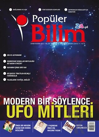 Popüler Bilim Dergisi Sayı: 257 Ekim - Kasım 2017 - Halkkitabevi