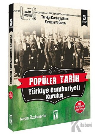 Popüler Tarih - Türkiye Cumhuriyeti Kuruluş (5 Kitap Takım) - Halkkita