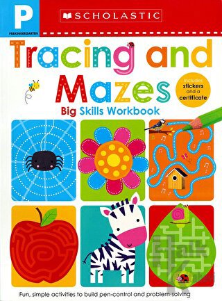 Pre-K Big Skills Workbook: Tracing and Mazes (Scholastic Early Learner