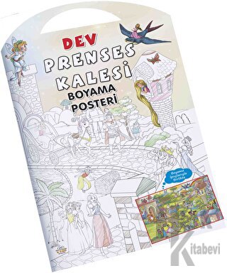 Prenses Kalesi Dev Boyama Posteri - Halkkitabevi