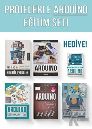 Projelerle Arduino Eğitim Seti (6 Kitap) - Halkkitabevi