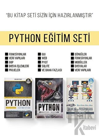Python Eğitim Seti (3 Kitap Takım)