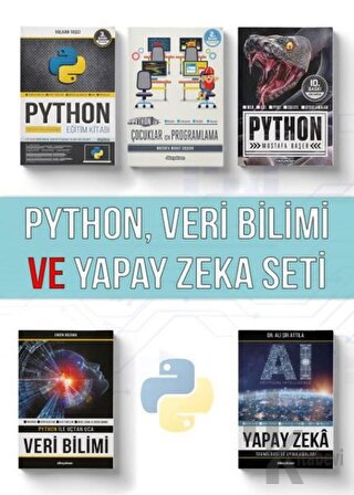 Python, Veri Bilimi ve Yapay Zeka Seti (5 Kitap) - Halkkitabevi