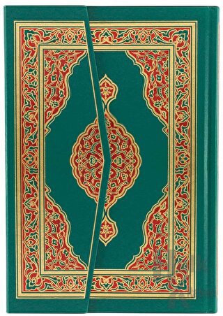 Rahle Boy Kur'an-ı Kerim (Yeşil Renk) (Ciltli)