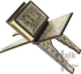 Rahleli Kaplama Gümüş Kur'an-ı Kerim (Hafız Boy) - Halkkitabevi