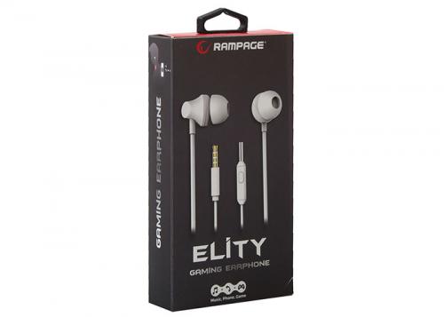 Rampage SN-R99 Elity Beyaz Kulak İçi Mikrofonlu Kulaklık - Halkkitabev