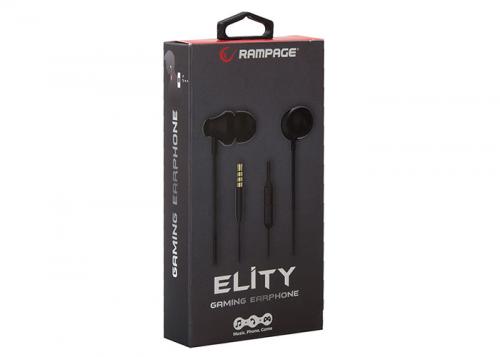 Rampage SN-R99 Elity Siyah Kulak İçi Mikrofonlu Kulaklık - Halkkitabev