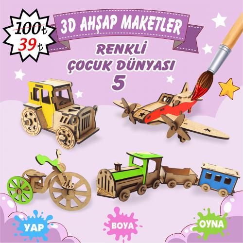 Renkli Çocuk Dünyası Serisi -5 - Halkkitabevi Renkli Çocuk Dünyası Serisi -5 - Halkkitabevi