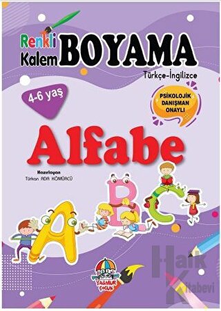 Renkli Kalem Boyama / Alfabe - Halkkitabevi