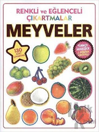 Renkli ve Eğlenceli Çıkartmalar - Meyveler (Fruits)