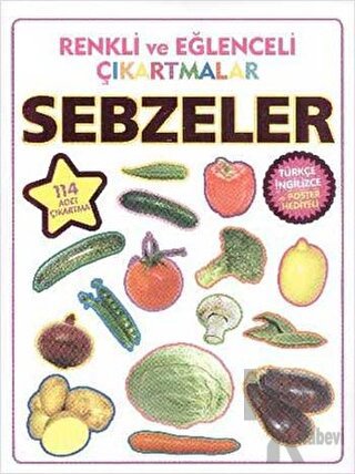 Renkli ve Eğlenceli Çıkartmalar - Sebzeler (Vegetables)