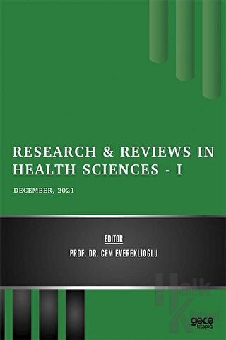 Research and Reviews in Health Sciences 1 - December 2021 - Halkkitabe