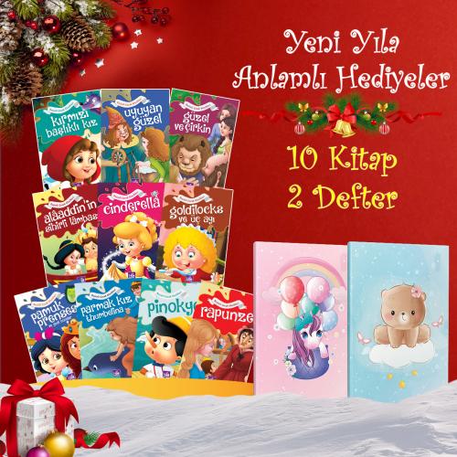 Resimli Dünya Klasikleri Seti - 10 Kitap 2 Defter - Halkkitabevi