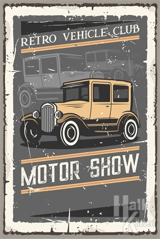 Retro Car Poster