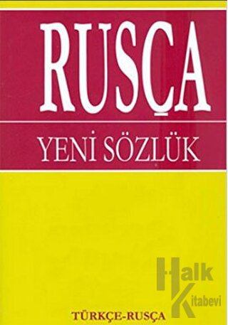 Rusça Yeni Sözlük Türkçe - Rusça (Ciltli) - Halkkitabevi