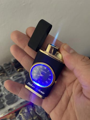 Kişiye Özel - Siyah Saatli Çakmak - Halkkitabevi Kişiye Özel - Siyah Saatli Çakmak - Halkkitabevi