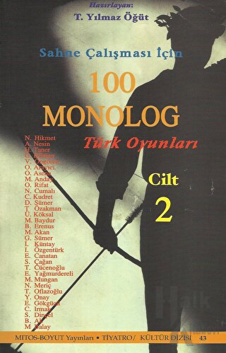 Sahne Çalışması İçin 100 Monolog Türk Oyunları Cilt 2 - Halkkitabevi