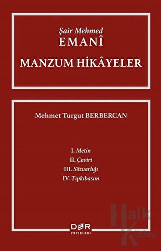 Şair Mehmed Emani - Manzum Hikayeler - Halkkitabevi