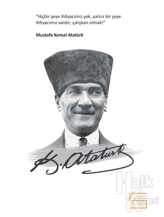 Salon Mustafa Kemal Atatürk - Ciltli Defter - Halkkitabevi